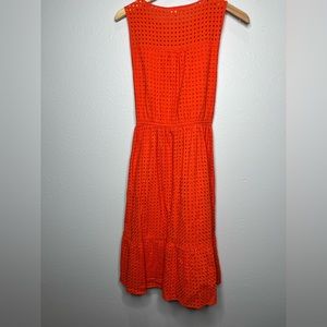 Orange Summer Dress, Medium
